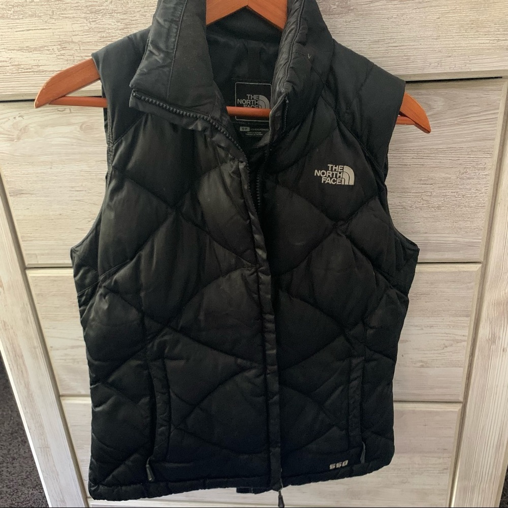 North Face black vest